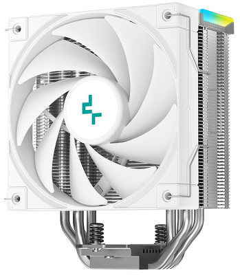 Кулер для процессора DEEPCOOL AK400 DIGITAL SE WH LGA1700/1200/115X/AM5/AM4 (18шт/кор, TDP 220W, PWM, Fan 120mm, 4 тепл. трубки, ARGB, белый) RET (R-AK400-WHADMN-GJD)