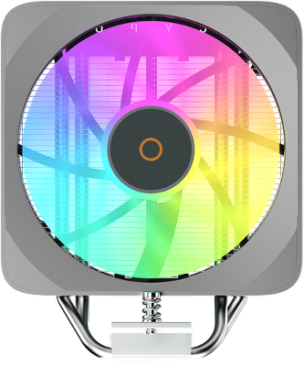 Кулер для процессора Ocypus Delta A40 EX BK Digital, 120mm ARGB FAN, Top Display Panel, 4 HEAT PIPES, 4-PIN PWM, 500-1800 RPM, 29DBA, HYDRO BEARING, LGA115X/1200/1700/18XX, AM4/AM5