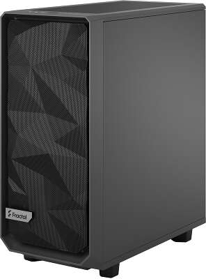 Корпус Fractal Design Meshify 2 Compact Light Tempered Glass, серый, ATX, Без БП (FD-C-MES2C-04)