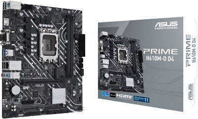 Материнская плата/ PRIME H610M-D D4