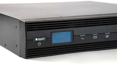 ИБП БАСТИОН SKAT-UPS 3000 RACK+6x9Ah исп. E, 3000VA, 2700W, IEC, черный