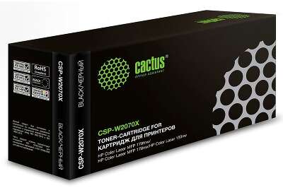 Картридж лазерный Cactus CSP-W2070X черный (1500стр.) для HP Color Laser 150a/150nw/178nw MFP/179fnw MFP