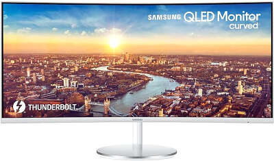 Монитор 34" Samsung C34J791WTI VA 3440x1440 Curved HDMI, DP USB-Hub белый