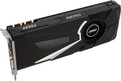 Видеокарта MSI PCI-E GTX 1070Ti AERO 8G OC nVidia GeForce GTX1070Ti 8192Mb GDDR5