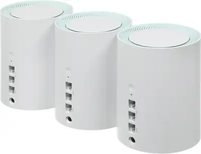 Бесшовный Mesh роутер Cudy M1500 (M1500(3-PACK)) AX1500 10/100/1000BASE-TX белый