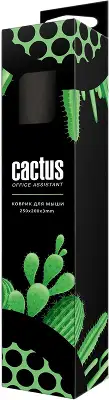 Коврик для мыши Cactus Black Mesh черный 250x200x3мм (CS-MP-D02S)