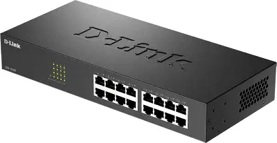 Коммутатор D-Link DES-1016D DES-1016D/I1A (L2) 16x100Мбит/с неуправляемый
