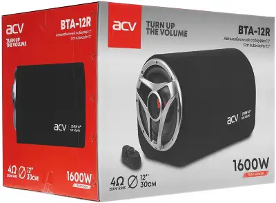 Сабвуфер автомобильный ACV BTA-12R 150Вт активный (30см/12