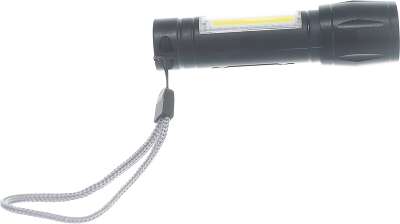 Фонарь КОСМОС KocAc1011Lith 3вт ХРЕ, 1Вт СОВ, лит. аккум. 600mAh, Micro USB шнур