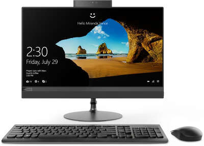 Моноблок Lenovo IdeaCentre 520-22AST 21.5" FHD A9-9420/4/1000/R R5/WF/BT/Cam/Kb+Mouse/DOS,черный