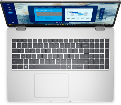 Ноутбук DELL 16 Pro Ultra 5 235U vPro 16” 16:10 FHD+ (1920 x 1200),60Hz,IPS,Non-Touch, AGl,300 nit,16GB (1x16GB) 512GB SSD Intel graphics ,Backlit,FPR,2y,11 Home,Chinese,1,9kgKB Eng/Rus