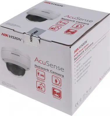 Камера видеонаблюдения IP Hikvision DS-2CD2143G2-IU(2.8mm) 2.8-2.8мм цв. корп.:белый