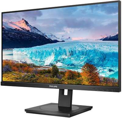 Монитор Philips 272S1M 27" (00/01) Black (IPS, 1920x1080, D-Sub+DVI+HDMI+DP, USB Hub, 4 ms, 178°/178°, 250 cd/m, 1000:1, MM, Pivot) (780753)