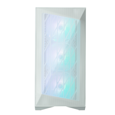 Корпус ZALMAN Z9 Iceberg MS, EATX, WHITE, WINDOW, 4x3.5", 5x2.5", 2xUSB2.0, 2xUSB3.0, 1xUSB 3.1 Gen2 Type-C, FRONT 3x140mm ARGB, REAR 1x140mm ARGB