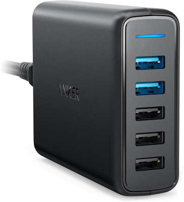 Зарядное устройство Anker PowerPort 5 5хUSB 63 Вт [A2054L11]