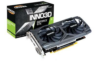 Видеокарта Inno3D nVidia GeForce GTX1650 TWIN X2 OC V2 4Gb GDDR6 PCI-E DVI, HDMI, DP