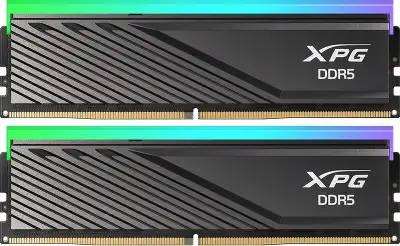 Память DDR5 2x16GB 6000MHz A-Data AX5U6000C3016G-DTLABRBK XPG Lancer Blade RGB RTL Gaming PC5-48000 CL30 DIMM ECC 288-pin 1.35В kit dual rank с радиатором Ret