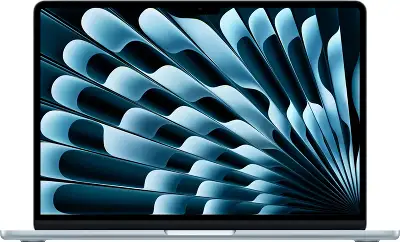 Ноутбук Apple MacBook Air A3240 M4 10 core 16Gb SSD256Gb/8 core GPU 13.6" Liquid Retina (2560x1664) macOS lt.blue WiFi BT Cam (MC6T4X/A)