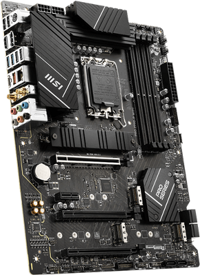 Материнская плата MSI PRO Z790-P WIFI LGA1700,4DDR5,3PCI-Ex16,1PCI-Ex1,4M.2 ,1USB3.2 Gen2 X2, 6USB3