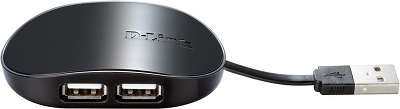Концентратор USB2.0 D-link DUB-1040 (4 порта)