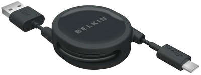 Кабель-рулетка Belkin F3U151cw2.6-MOB USB-A,Micro-B