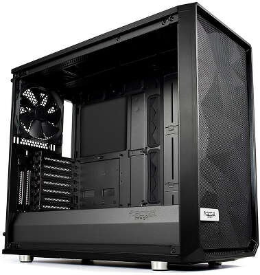Корпус Fractal Design Meshify S2 Solid, черный, ATX, Без БП (FD-CA-MESH-S2-BKO)