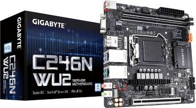 Материнская плата mini-ITX LGA1151 GIGABYTE C246N-WU2