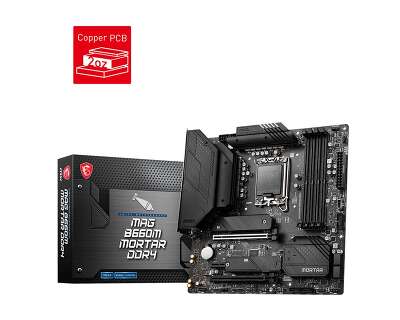 Материнская плата mATX LGA1700 MSI MAG B660M MORTAR DDR4