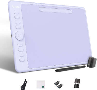 Графический планшет Parblo Intangbo M USB Type-C пурпурный