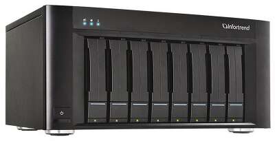 Сетевой накопитель Infortrend GSe Pro 108-C 8bay, supports NAS, SAN, object protocol and Cloud gateway, including Intel Atom 2.4GHz 4C CPU, 1x4GB non-ECC, 4x1GbE(RJ45), 2x USB 2.0, 2x USB 3.0, 1x Host Board slot, 1xPSU and 8 drive trays