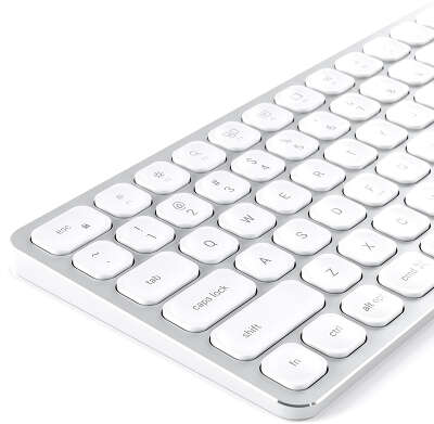 Беспроводная клавиатура Satechi Aluminum Bluetooth Keyboard with Numeric Keypad, Silver [ST-AMBKS-RU]