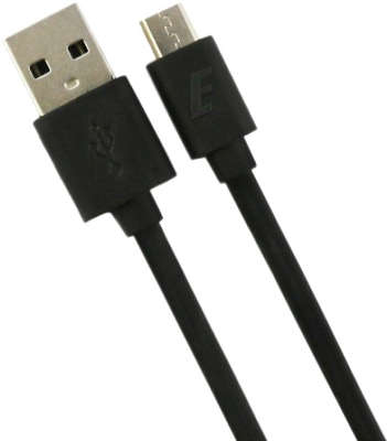 Кабель ENERGIZER HIGHTECH USB->microUSB, 1,2м, чёрный, плоский