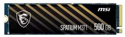 Накопитель SSD MSI 500Gb SPATIUM M371 (M.2 2280, PCI-E Gen3 х4, NVMe, R/W 2200/1150Mb/s, 110TBW, RTL) (S78-440K160-P83)