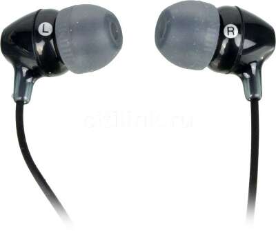 Гарнитура внутриканальные Sony MDR-EX14AP 1.2м черный проводные в ушной раковине (MDREX14AP/BZIN)
