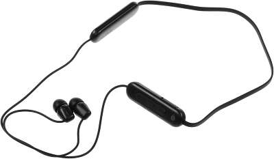 Гарнитура внутриканальные Sony WI-C100 черный беспроводные bluetooth шейный обод (WI-C100/BZ)