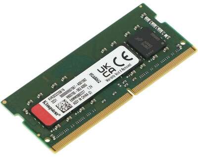 Память Kingston SO-DIMM DDR4 16Gb PC25600 3200MHz CL22 Kingston 1.2V (KVR32S22S8/16)