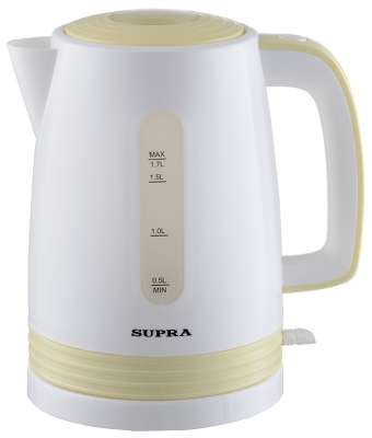 Чайник Supra KES-1723 белый/серый (корпус: пластик)