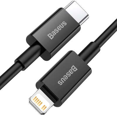 Кабель Baseus Superior 20W USB-C to Lightning, 1 м, Black [CATLYS-A01]