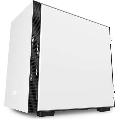 Корпус NZXT H210i, белый/черный, mini-ITX, Без БП (CA-H210i-W1)