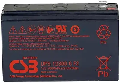Батарея для ИБП CSB UPS123606 F2 12В 7.5Ач