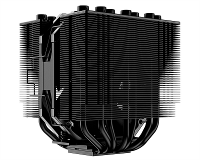 Кулер для процессора ID-COOLING SE-207-XT SLIM LGA20XX/1700/1200/115X/AM4 (12шт/кор, TDP 220W, PWM, черный, 7 тепл.трубок + медная база, 1 x FAN 120mm, черный) RET