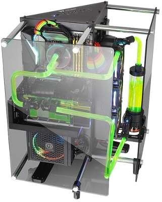 Корпус Thermaltake Core P90, черный, mATX, Без БП (CA-1J8-00M1WN-00)
