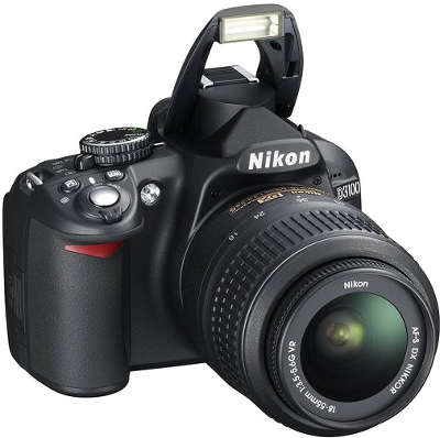 Цифровая фотокамера Nikon D3100 Double Kit (AF-S 18-55VR мм + EF-S 55-200 VR)