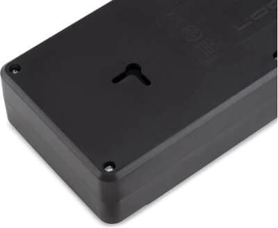 Сетевой фильтр Ippon BK-8-EU-3-10-B, 8-розеток, 3 м, черный