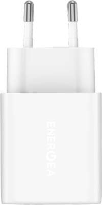 Зарядное устройство EnergEA Ampcharge PS33 Pro USB-C/USB 33W, White [CHR-AC-PS33EU]