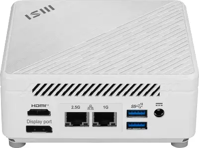 Неттоп MSI Cubi 5 12M-031BRU i5 1235U (1.3) Iris Xe без ОС 2.5xGbitEth+1xGbitEth WiFi BT 65W белый (936-B0A812-218)