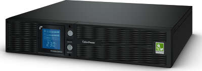 ИБП CyberPower PR1500ELCDRT2U, Rackmount, Line-Interactive, 1500VA/1350W, 8 IEC-320 С13 розеток, USB&Serial, RJ11/RJ45, SNMPslot, LCD дисплей, Black, 0.5х0.6х0.3м., 30.2кг./ UPS Line-Interactive CyberPower PR1500ELCDRT2U 1500VA/1350W USB/RS-232/Dry/EPO/SN