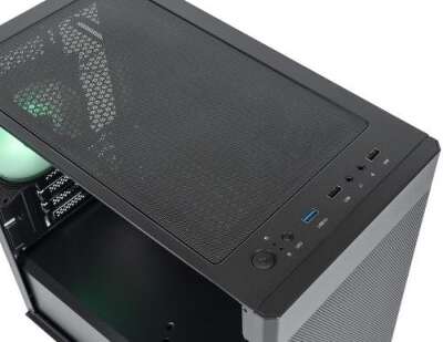 Корпус Eurocase Eurocase M08 ARGB, черный, ATX, Без БП (Eurocase M08)