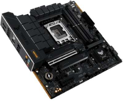 ASUS TUF GAMING B760M-PLUS II (Socket 1700, mATX, 4xDDR5(192GB), HDMI 2.1/DP, 1xPCIe 5.0x16/1xPCIe 4.0x4, 1xPCIe 3.0, 1xLAN (2.5GbE), 4xSATA 6Gb/s, 3xM.2, 1xType-C, 3xUSB 3.2, 4xUSB) 
