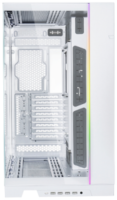 Корпус LIAN LI O11 Dynamic EVO XL White, Large Case: EATX(under 280mm)/ATX/MICRO-ATX/MINI-ITX, 4xUSB 3.0, 1xUSB Type-C, 1xAudio, Included Fans: none